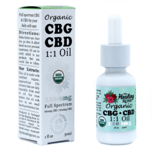 Organic Full Spectrum 1200mg CBG+CBD 1:1 Oil
